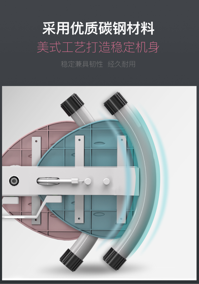 美国蜜柚官网在线下载蜜柚视频在线观看黄网站 扭腰机家用健身器材蜜柚APP官网下载入口女性收腹转腰部扭扭腰转盘神器xs300 浅粉色(图10)